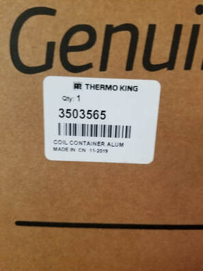 Thermo King Coil Container Aluminum, Part# 350-3565
